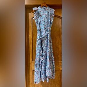 Banjanan Blue Floral Bird Dress
